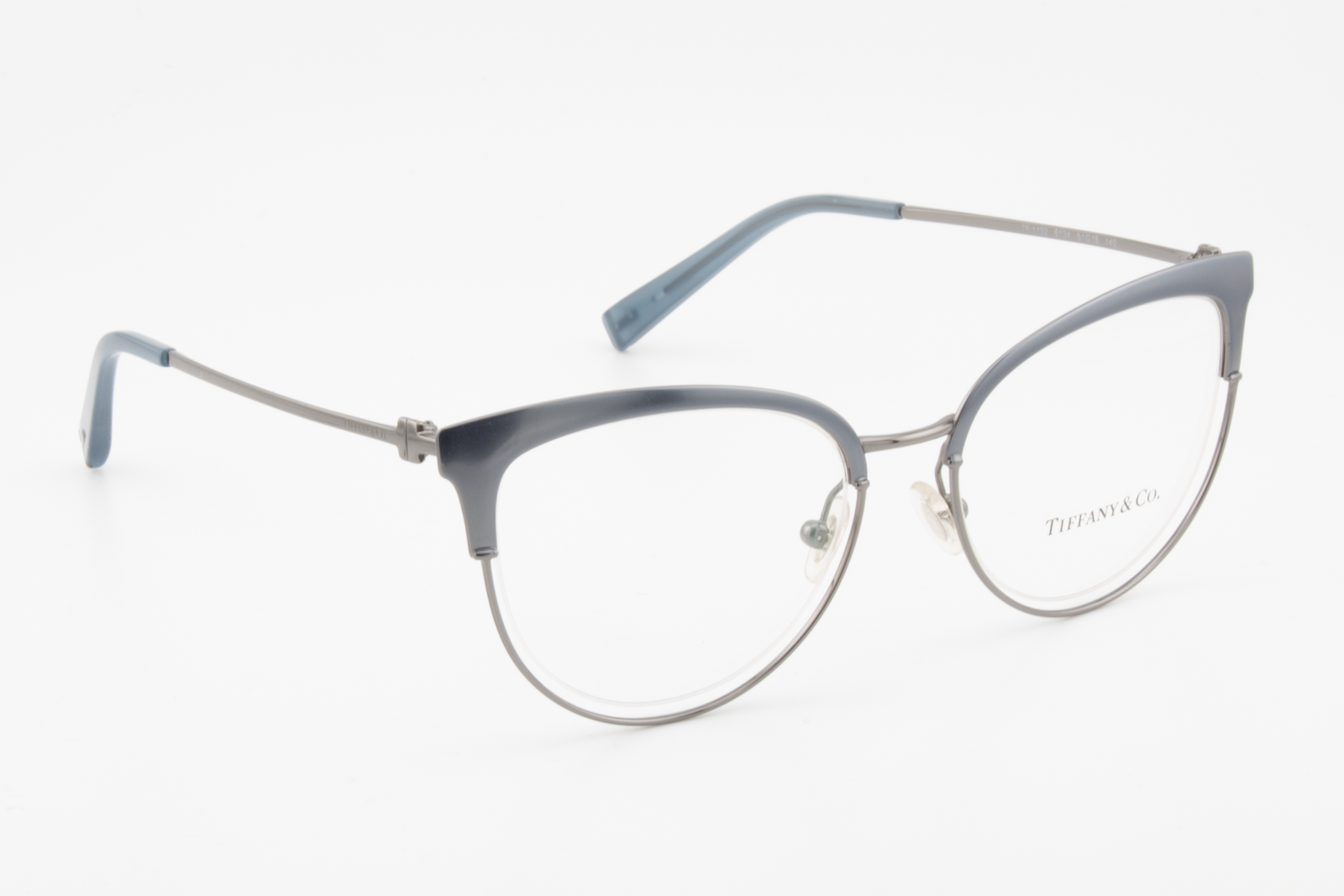 Tiffany & Co TF1132  Female Cat Eye Glasses Frame Matte Blue 51mm