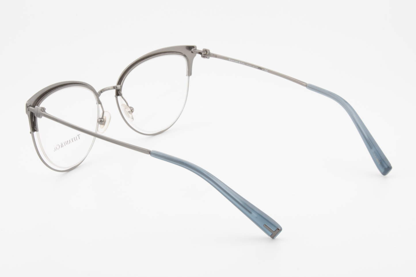 Tiffany & Co TF1132  Female Cat Eye Glasses Frame Matte Blue 51mm