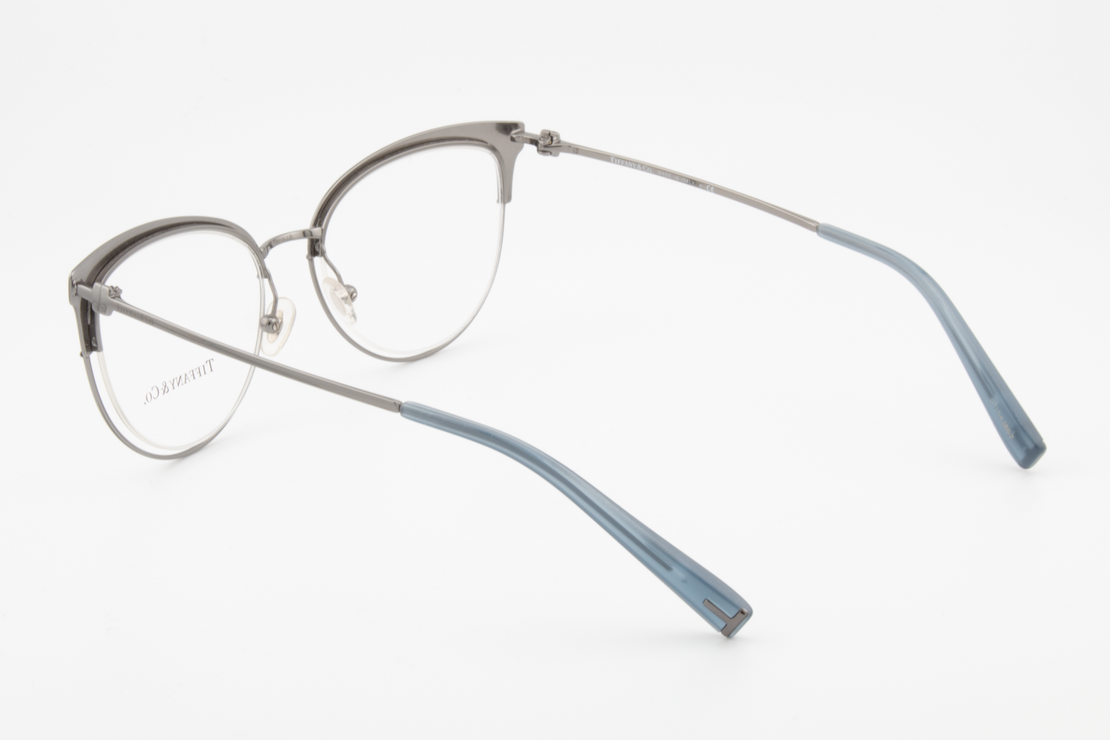 Tiffany & Co TF1132  Female Cat Eye Glasses Frame Matte Blue 51mm