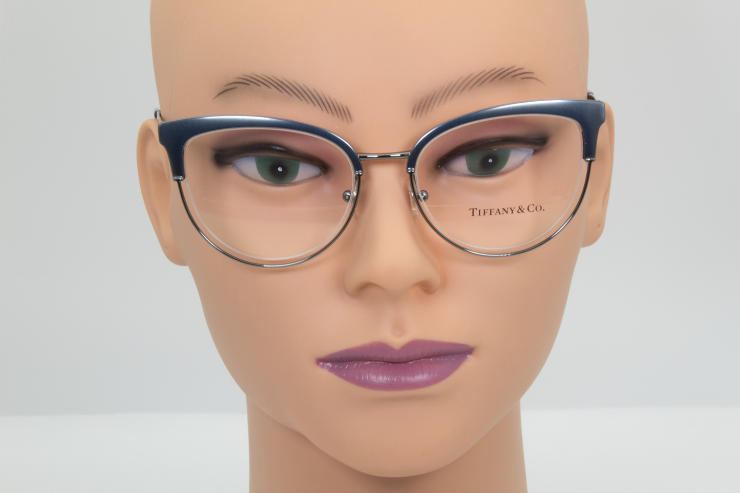 Tiffany & Co TF1132  Female Cat Eye Glasses Frame Matte Blue 51mm