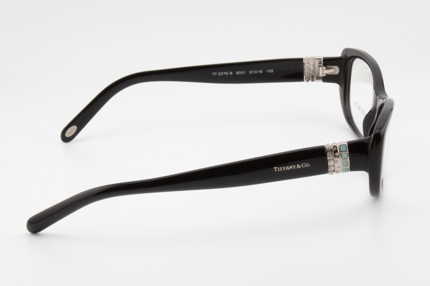 Tiffany & Co TF2076-B  Female Rectangular Glasses Frame Black 51mm