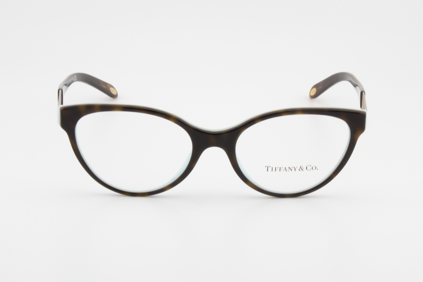 Tiffany & Co TF2129  Female Cat Eye Glasses Frame Havana/Blue 51mm