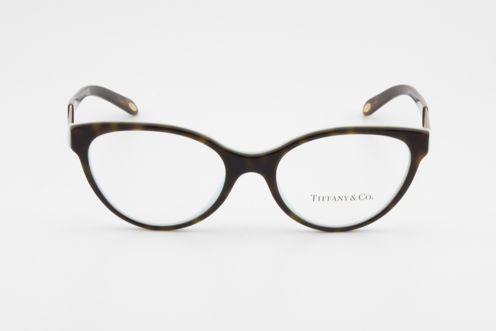 Tiffany & Co TF2129  Female Cat Eye Glasses Frame Havana/Blue 51mm
