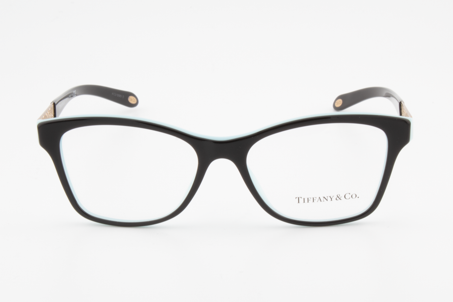 Tiffany & Co TF2130  Female Butterfly Glasses Frame Black Blue Gold 52mm