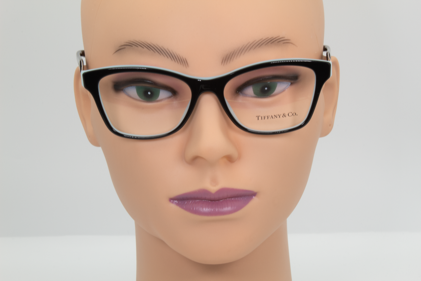 Tiffany & Co TF2130  Female Butterfly Glasses Frame Black Blue Gold 52mm