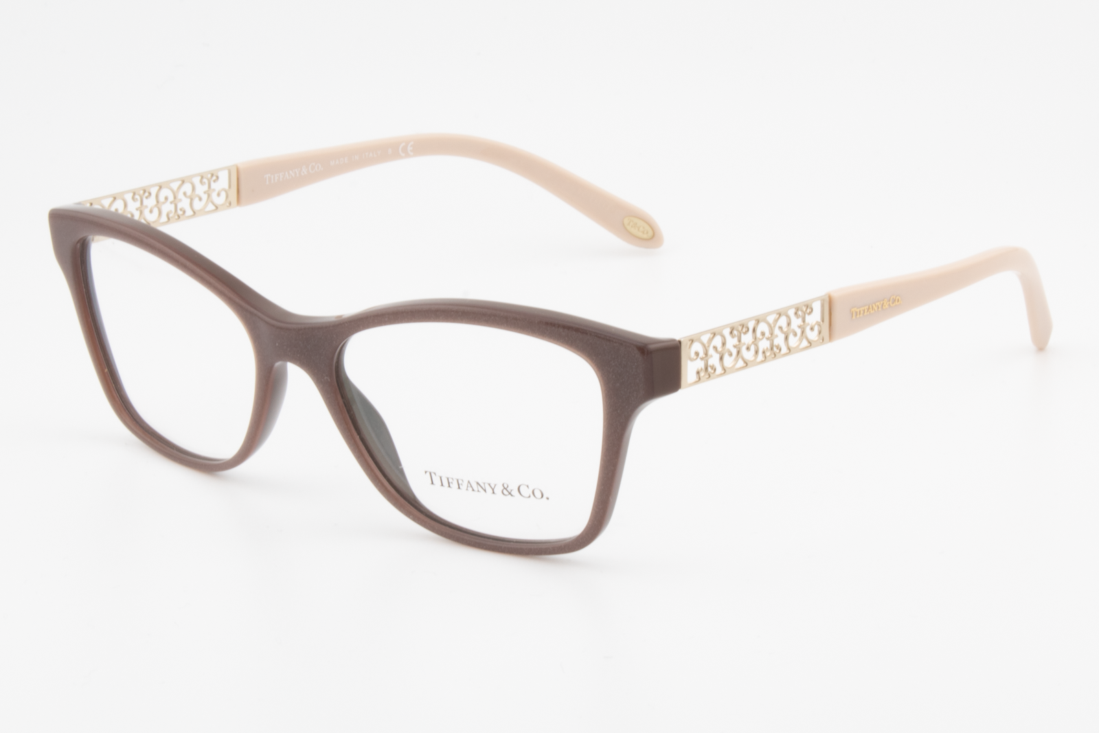 Tiffany & Co TF2130  Female Butterfly Glasses Frame Plum/Pink/Gold 52mm