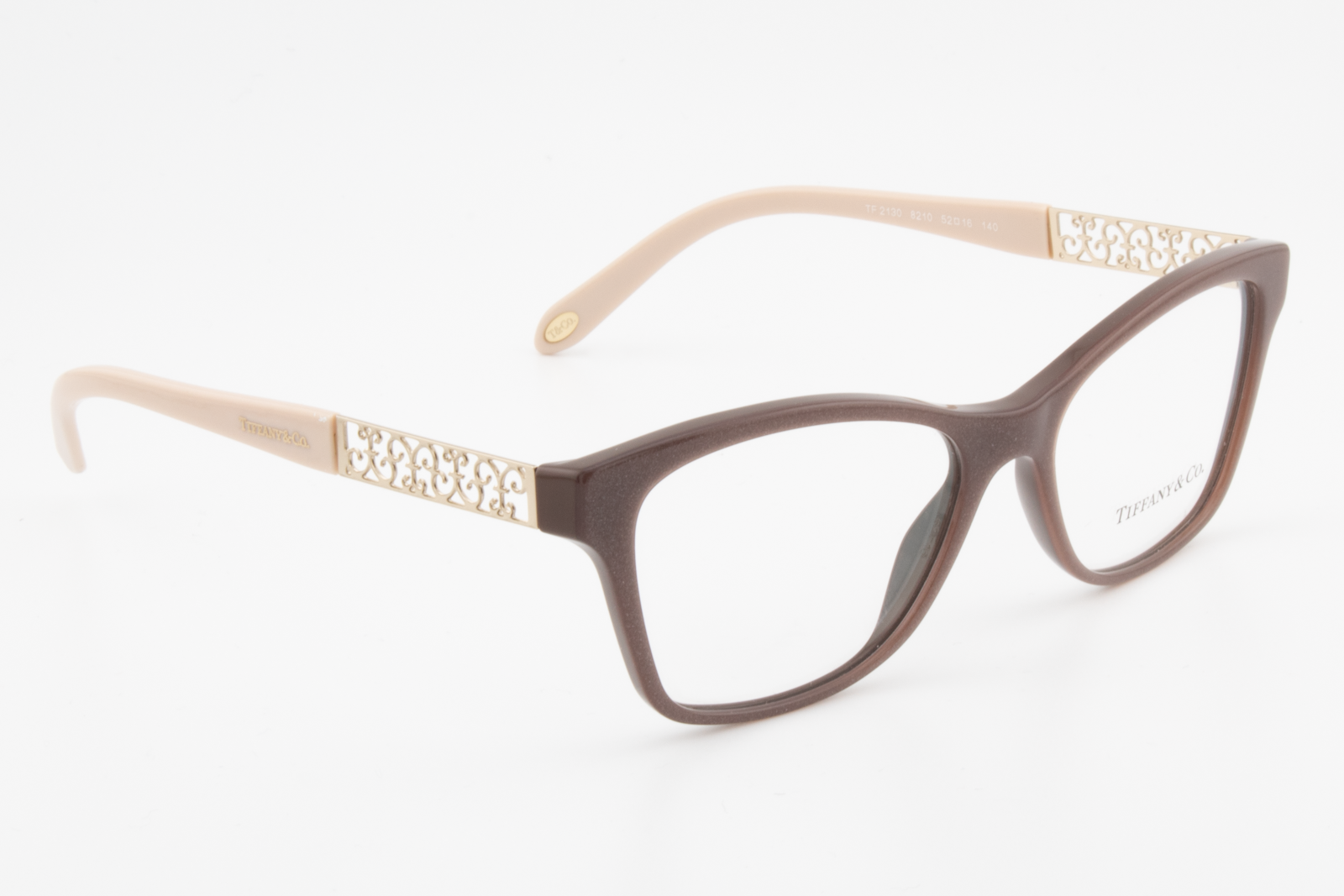 Tiffany & Co TF2130  Female Butterfly Glasses Frame Plum/Pink/Gold 52mm