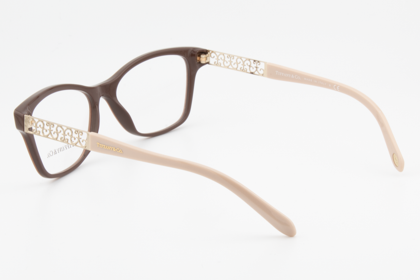 Tiffany & Co TF2130  Female Butterfly Glasses Frame Plum/Pink/Gold 52mm