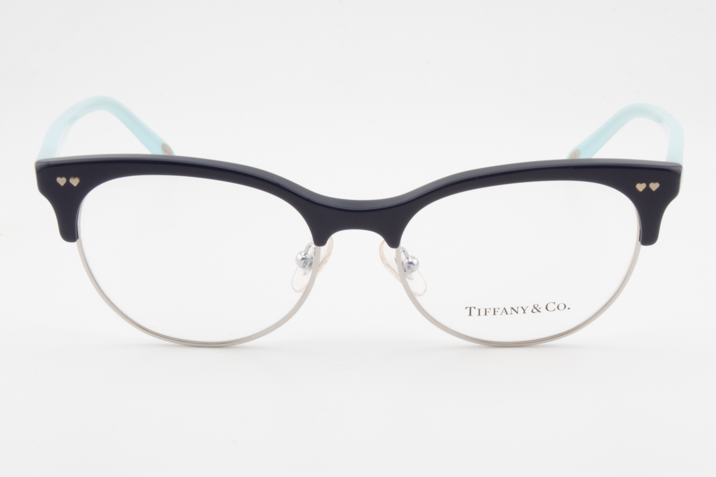 Tiffany & Co TF2156  Female Cat Eye Glasses Frame Blue/Silver 53mm