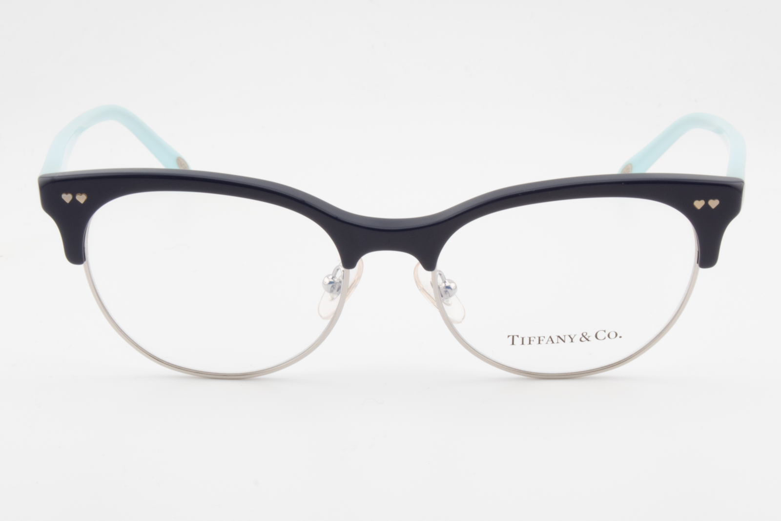 Tiffany & Co TF2156  Female Cat Eye Glasses Frame Blue/Silver 53mm