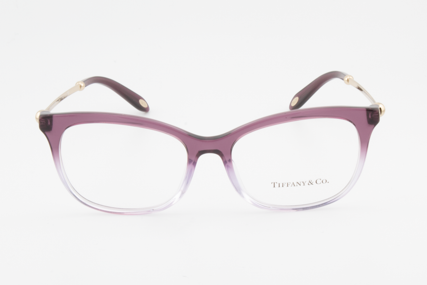 Tiffany & Co TF2157  Female Square Glasses Frame Transparent Purple Grad Lilac 52mm