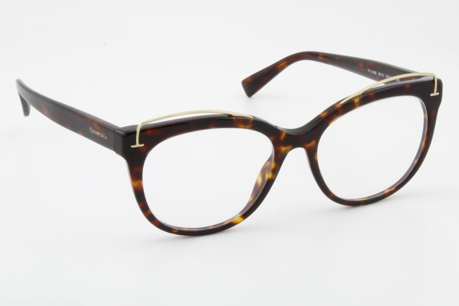Tiffany & Co TF2166  Female Cat Eye Glasses Frame Dark Havana 53mm