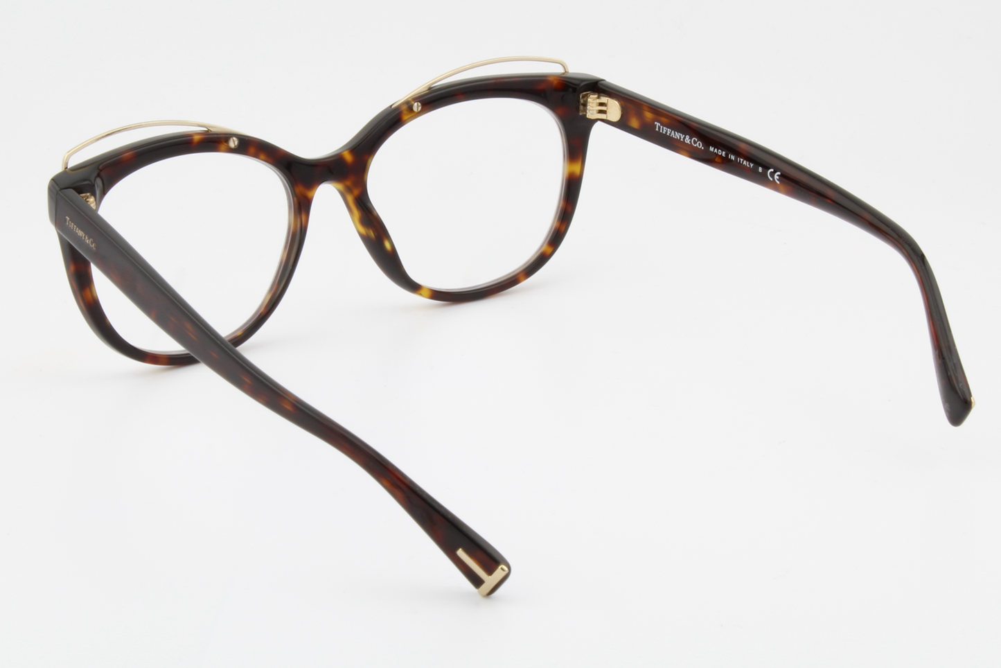 Tiffany & Co TF2166  Female Cat Eye Glasses Frame Dark Havana 53mm