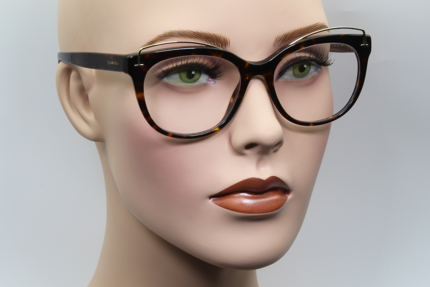 Tiffany & Co TF2166  Female Cat Eye Glasses Frame Dark Havana 53mm