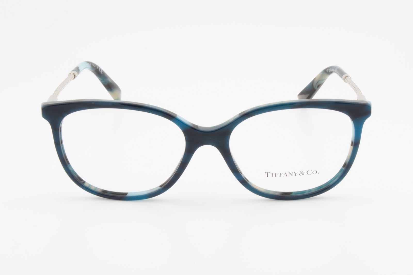 Tiffany & Co TF2168  Female Cat Eye Glasses Frame Blue/Lamps Blue 54mm