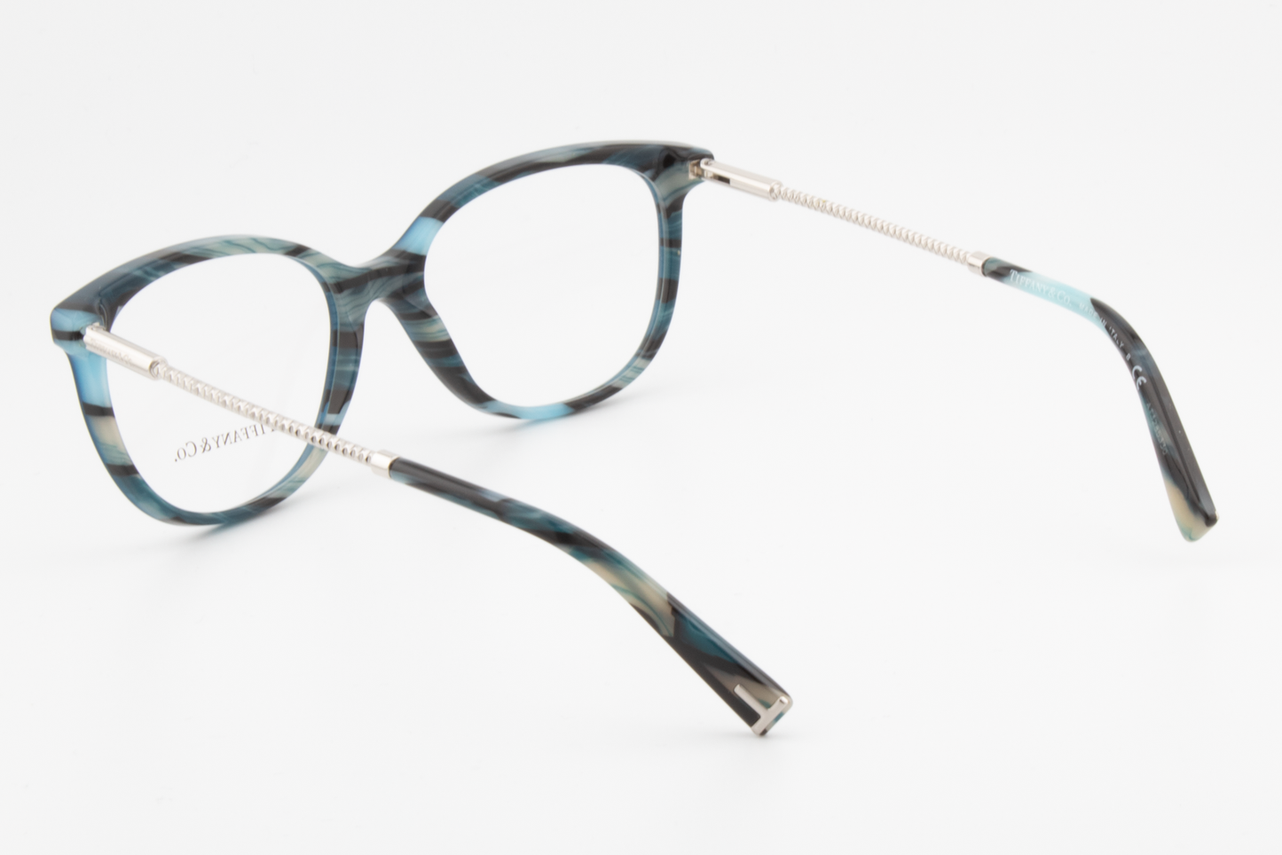 Tiffany & Co TF2168  Female Cat Eye Glasses Frame Blue/Lamps Blue 54mm