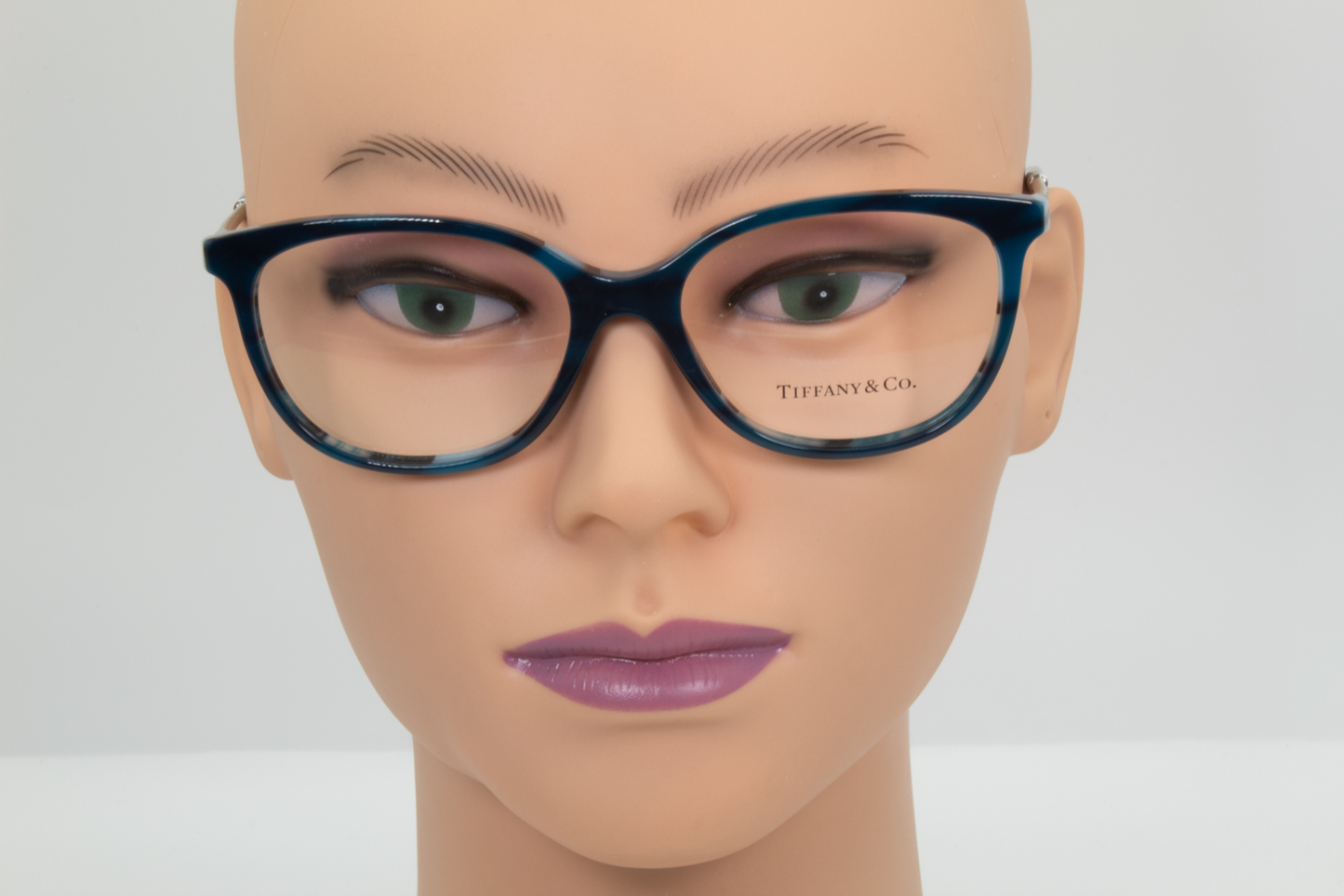 Tiffany & Co TF2168  Female Cat Eye Glasses Frame Blue/Lamps Blue 54mm