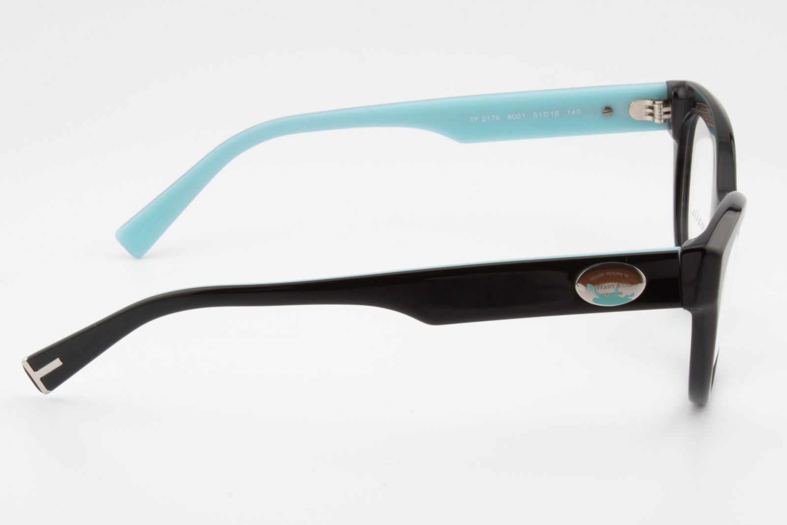 Tiffany & Co TF2176  Female Cat Eye Glasses Frame Black 51mm