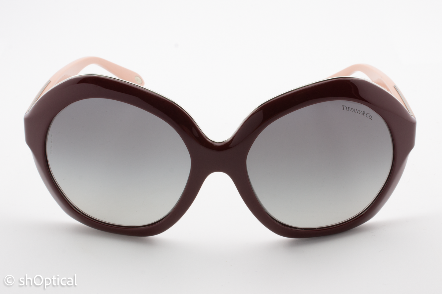 Tiffany & Co. TF4116 8203/3C Womens Full Rim Sunglasses Maroon 56mm