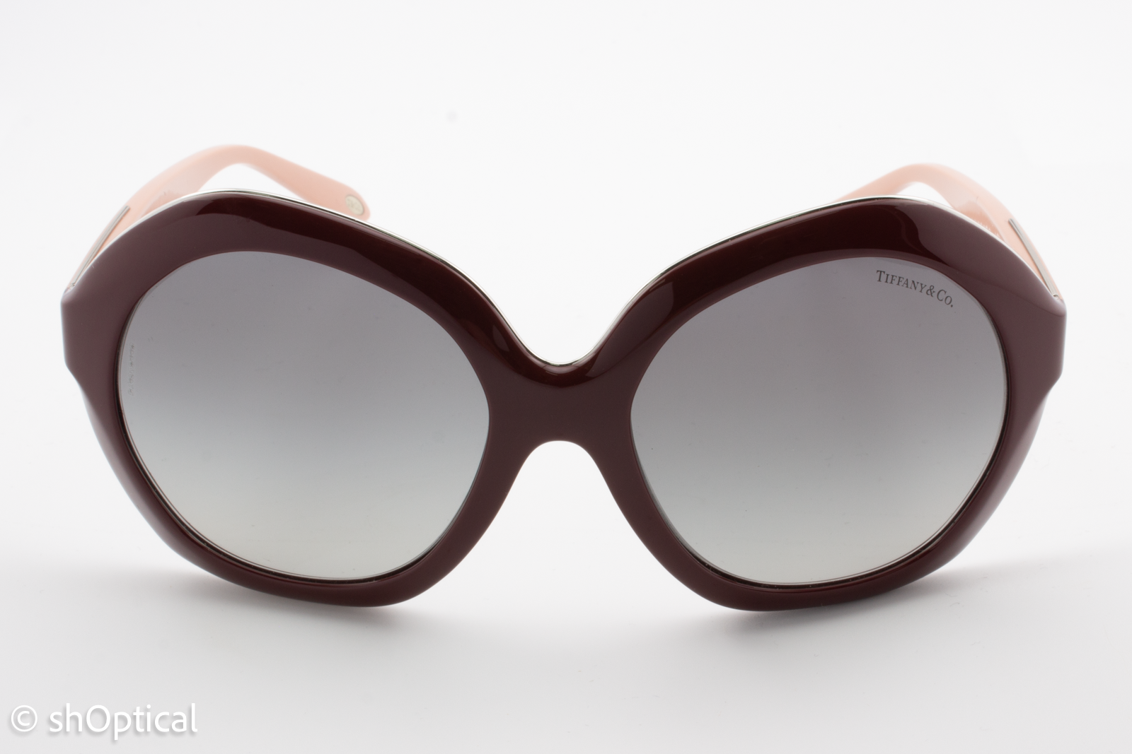 Tiffany & Co. TF4116 8203/3C Womens Full Rim Sunglasses Maroon 56mm