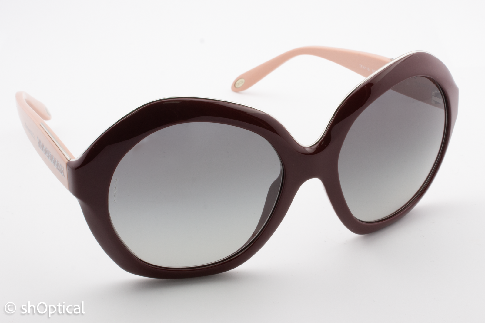 Tiffany & Co. TF4116 8203/3C Womens Full Rim Sunglasses Maroon 56mm