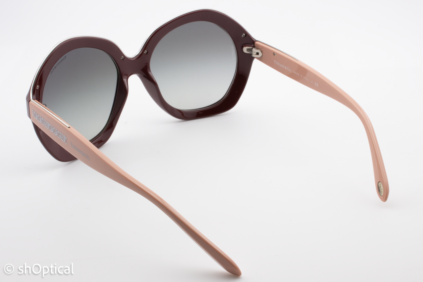 Tiffany & Co. TF4116 8203/3C Womens Full Rim Sunglasses Maroon 56mm