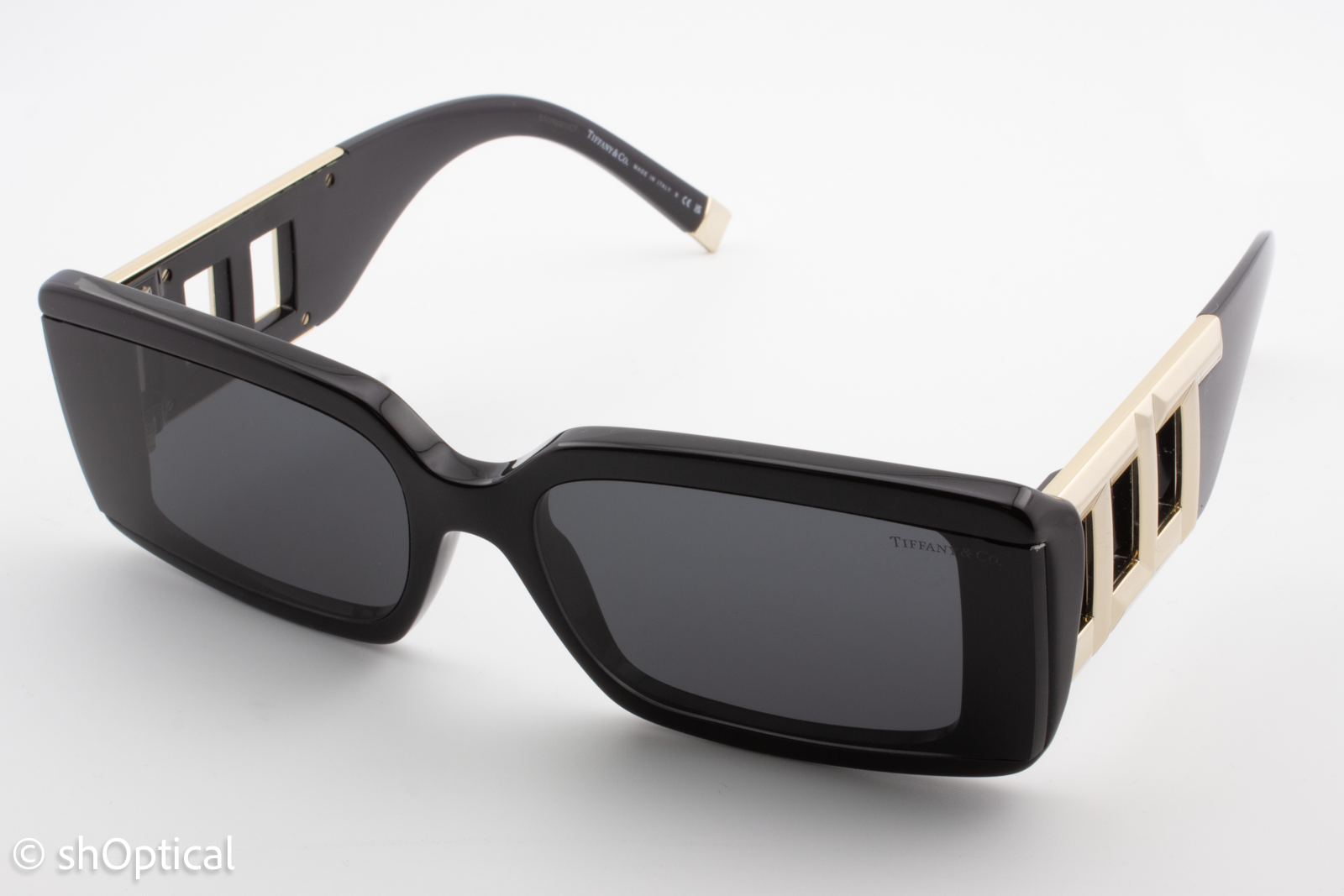 Tiffany & Co. TF4197 8001/S4 Womens Full Rim Sunglasses Black 62mm