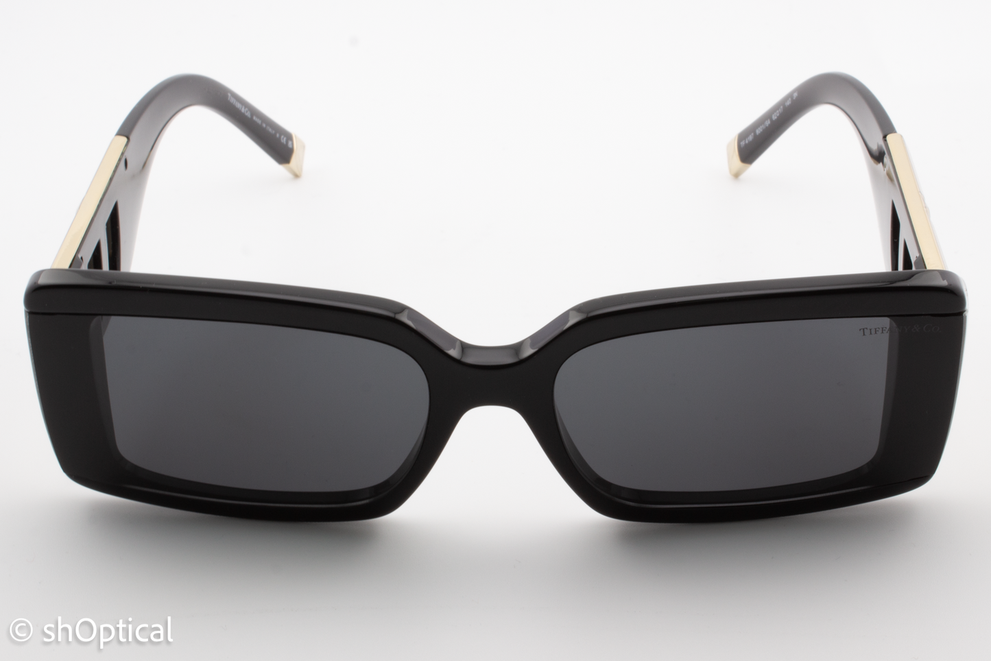 Tiffany & Co. TF4197 8001/S4 Womens Full Rim Sunglasses Black 62mm