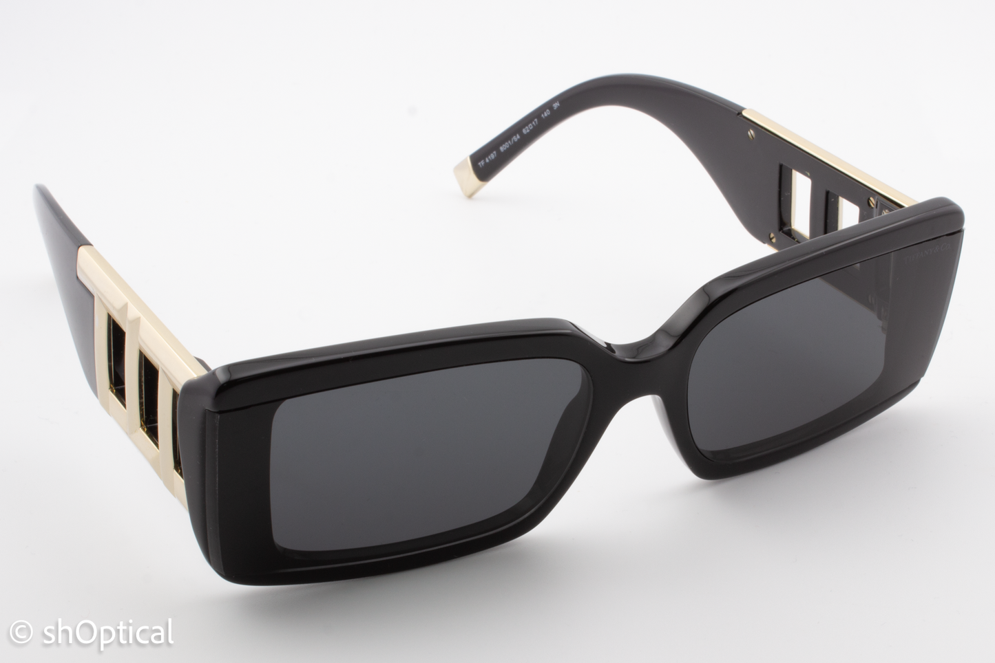 Tiffany & Co. TF4197 8001/S4 Womens Full Rim Sunglasses Black 62mm