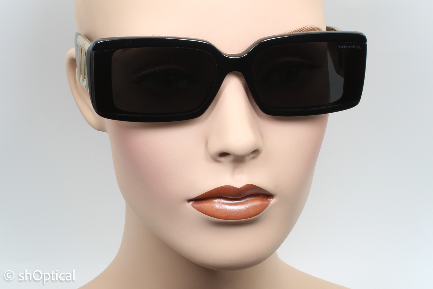 Tiffany & Co. TF4197 8001/S4 Womens Full Rim Sunglasses Black 62mm