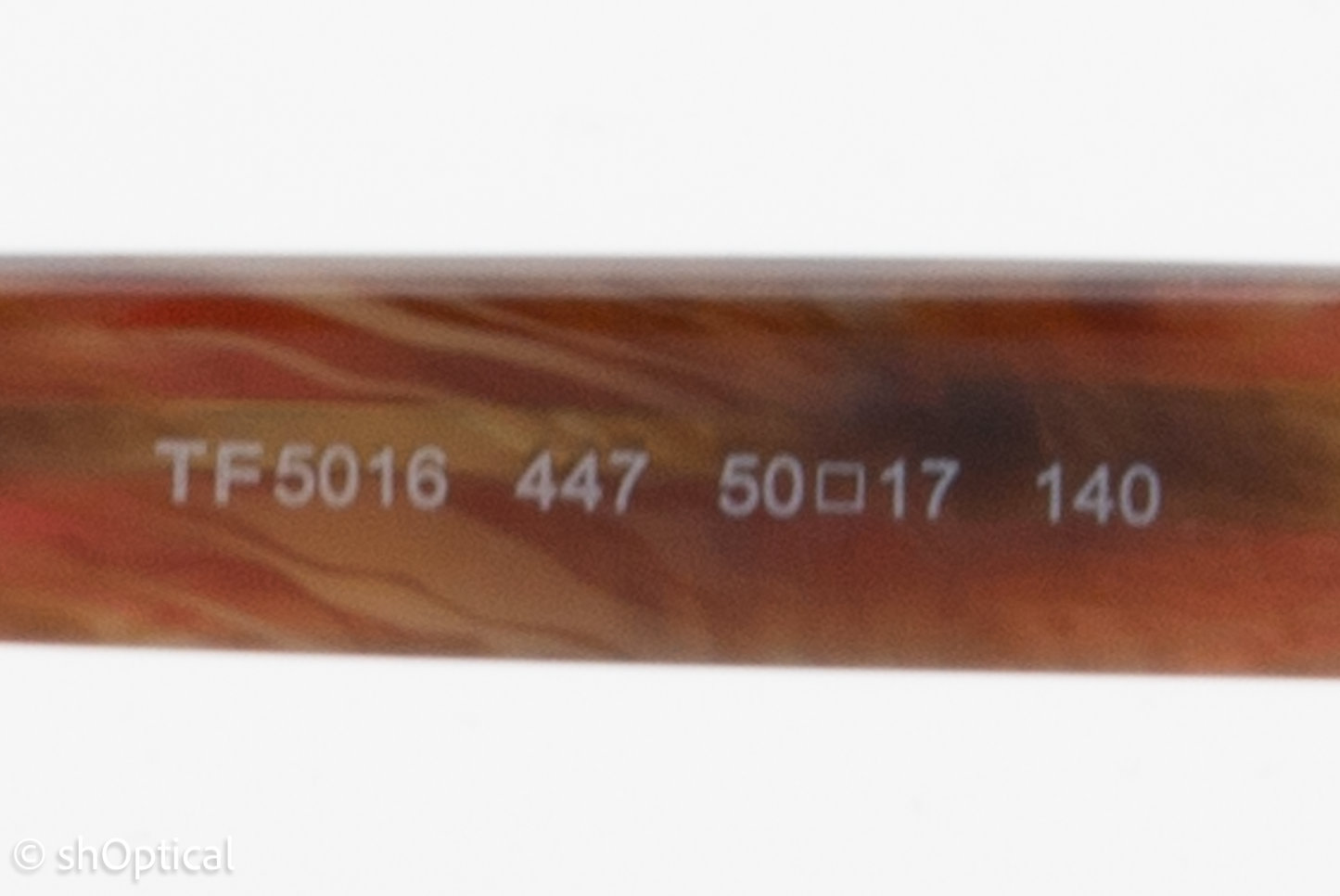 Tom Ford TF5016  Female Rectangular Glasses Frame Transparent Dark Pink 50mm