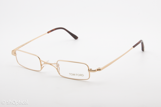 Tom Ford TF5170  Unisex Rectangular Glasses Frame Rose Gold Shiny 42mm