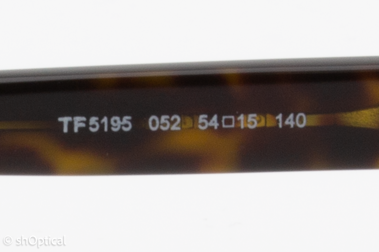 Tom Ford TF5195  Unisex Rectangular Glasses Frame Havana 54mm