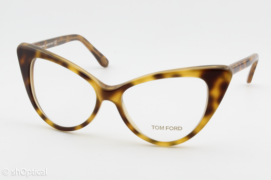 Tom Ford TF5224  Female Cat Eye Glasses Frame Tortoiseshell 55mm
