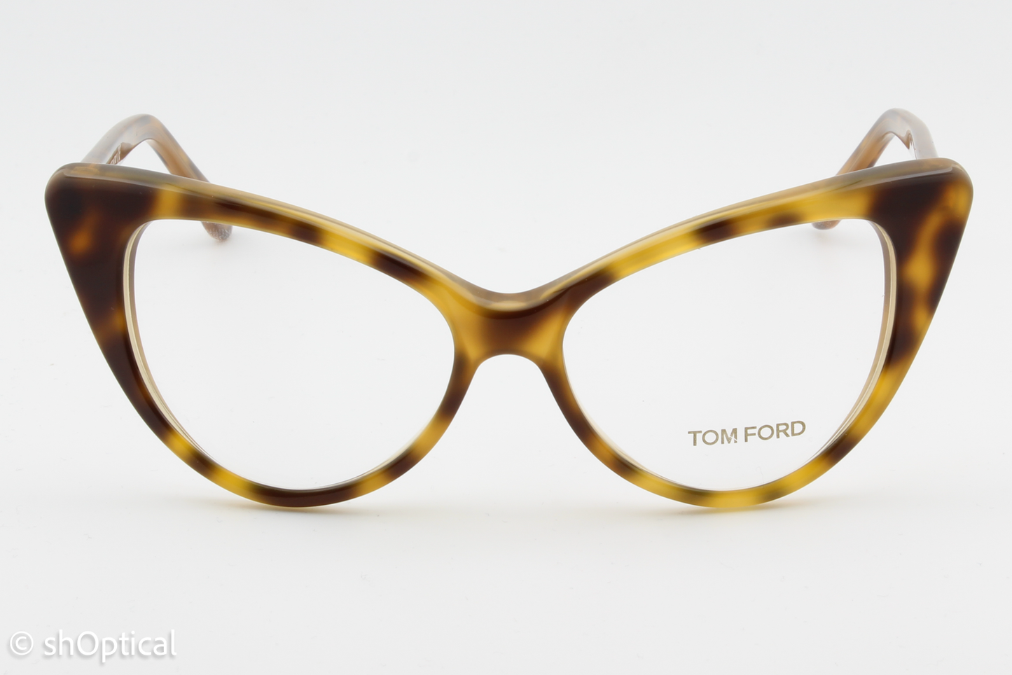 Tom Ford TF5224  Female Cat Eye Glasses Frame Tortoiseshell 55mm