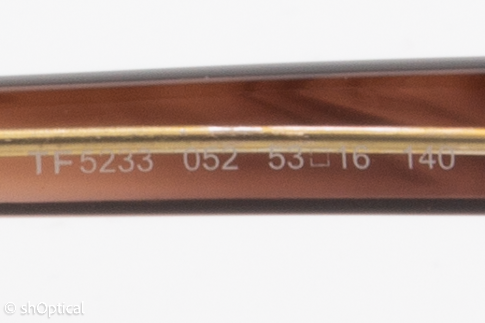 Tom Ford TF5233  Unisex Rectangular Glasses Frame Havana 53mm