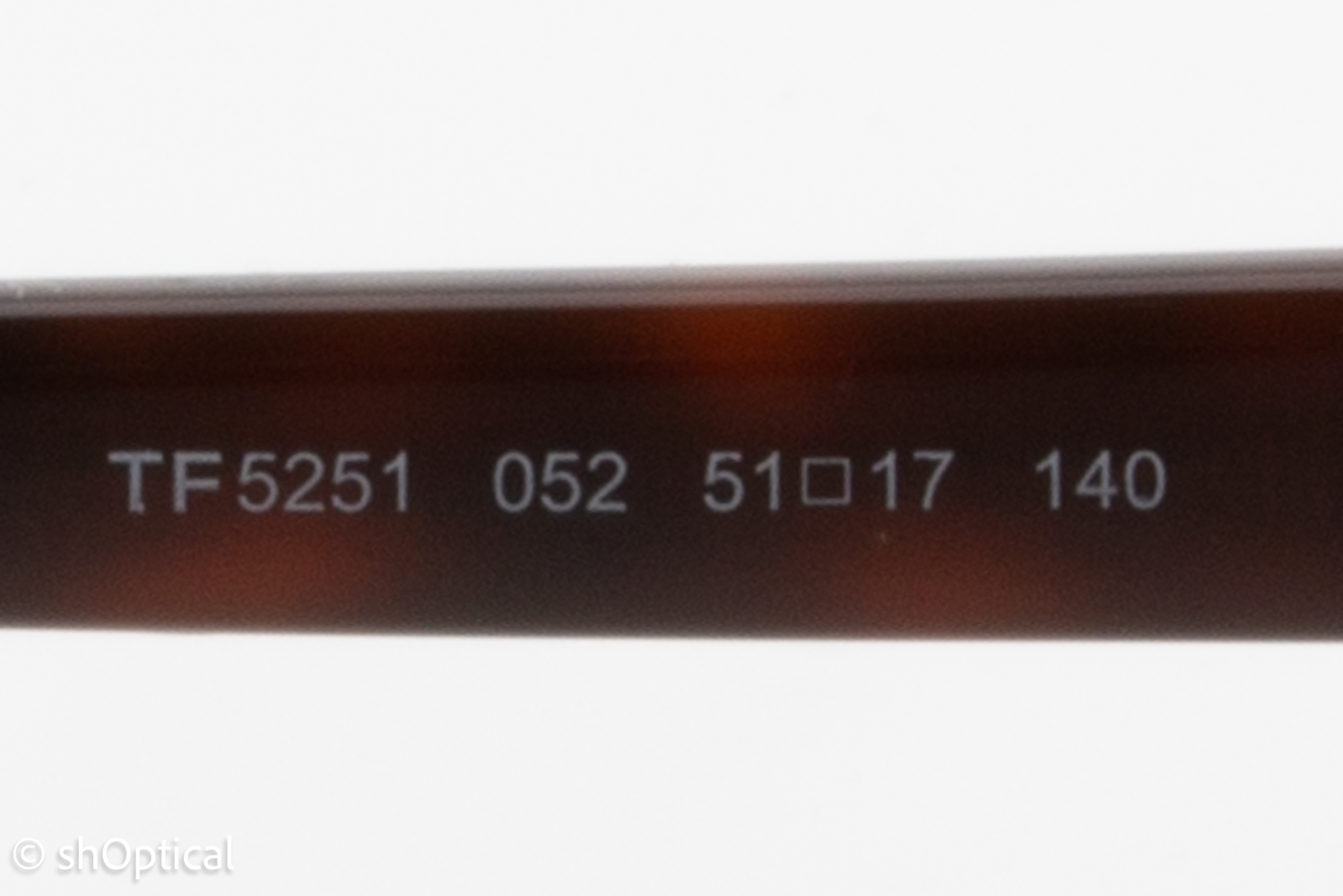 Tom Ford TF5251  Female Oval Glasses Frame Brown 51mm