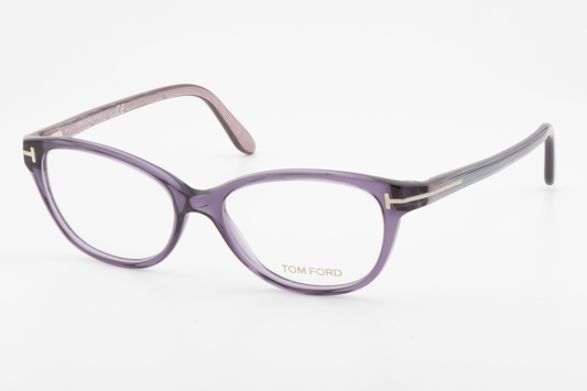 Tom Ford TF5299  Female Rectangular Glasses Frame Lilac 52mm