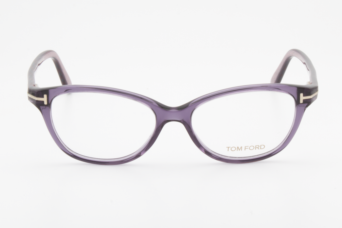 Tom Ford TF5299  Female Rectangular Glasses Frame Lilac 52mm