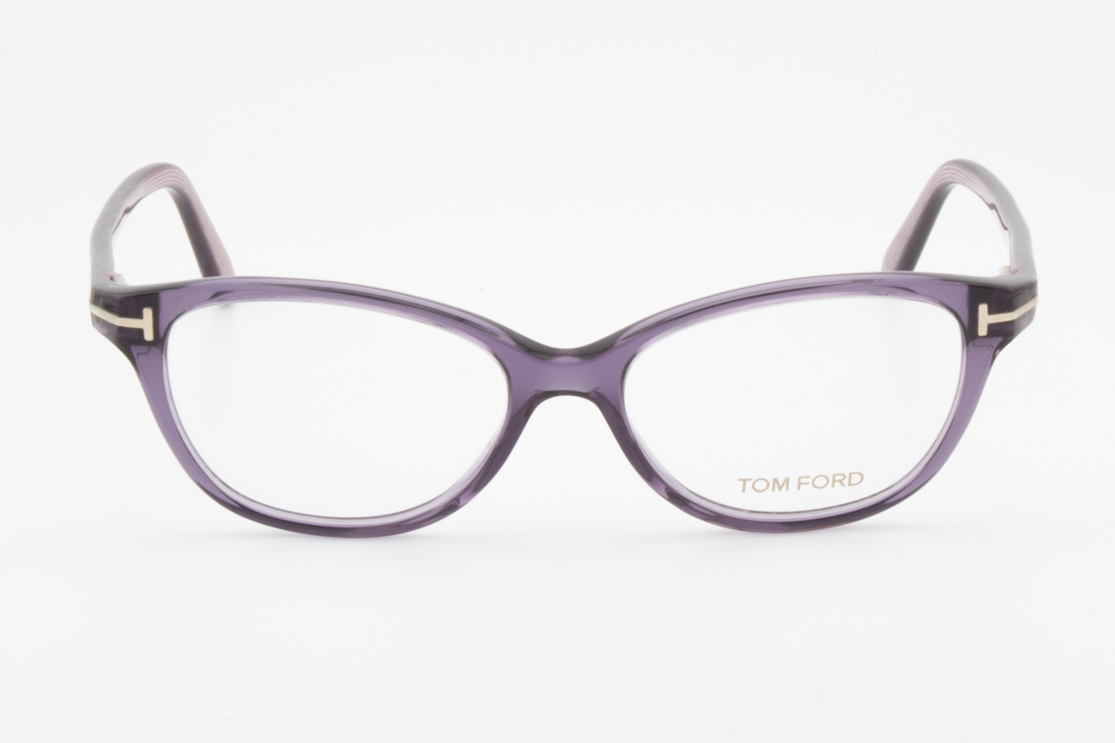 Tom Ford TF5299  Female Rectangular Glasses Frame Lilac 52mm