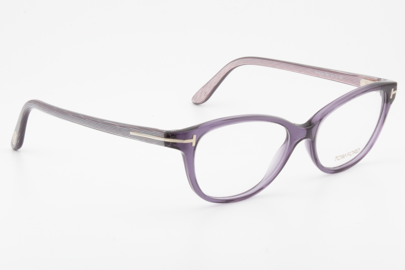 Tom Ford TF5299  Female Rectangular Glasses Frame Lilac 52mm