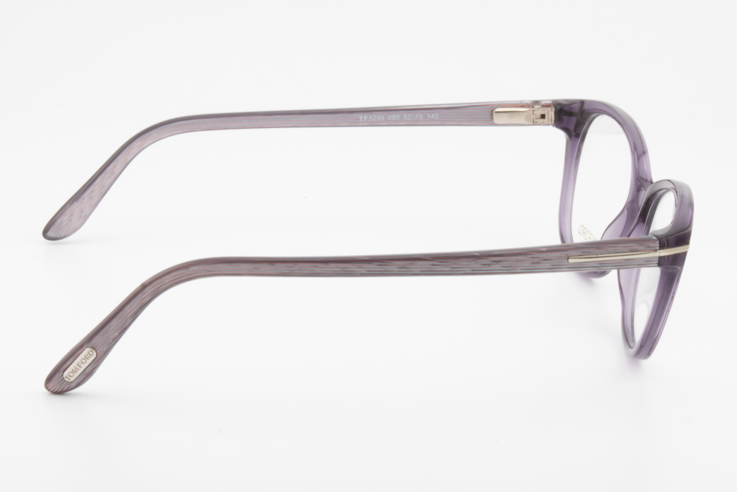 Tom Ford TF5299  Female Rectangular Glasses Frame Lilac 52mm