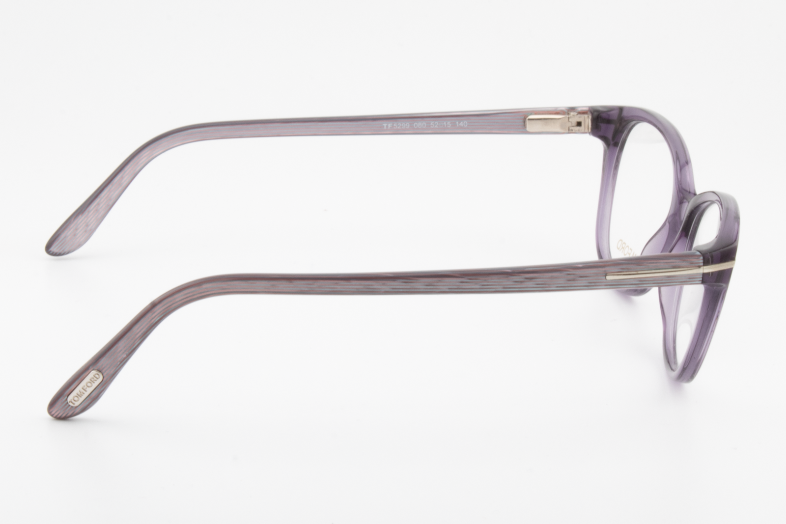 Tom Ford TF5299  Female Rectangular Glasses Frame Lilac 52mm