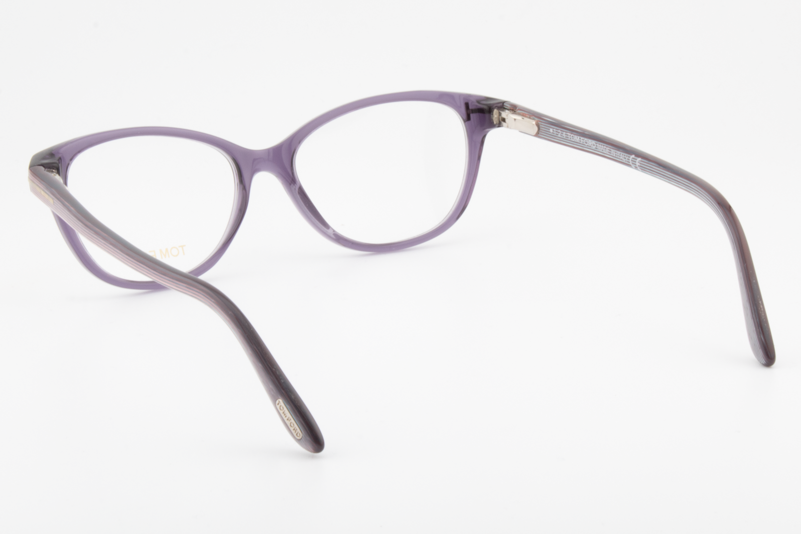 Tom Ford TF5299  Female Rectangular Glasses Frame Lilac 52mm