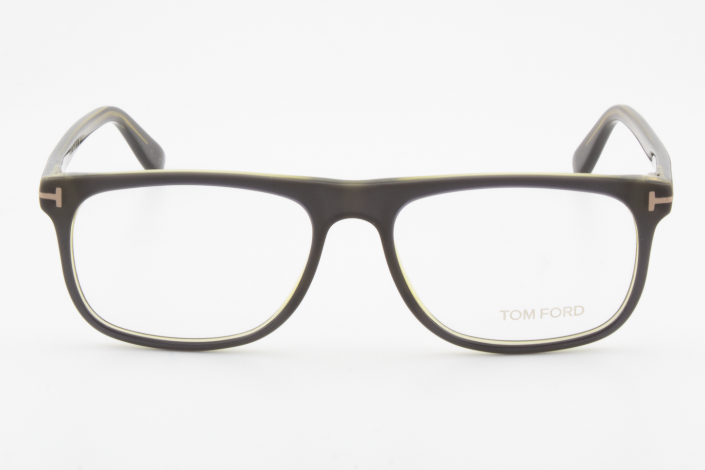 Tom Ford TF5303  Unisex Rectangular Glasses Frame Dark Green 55mm