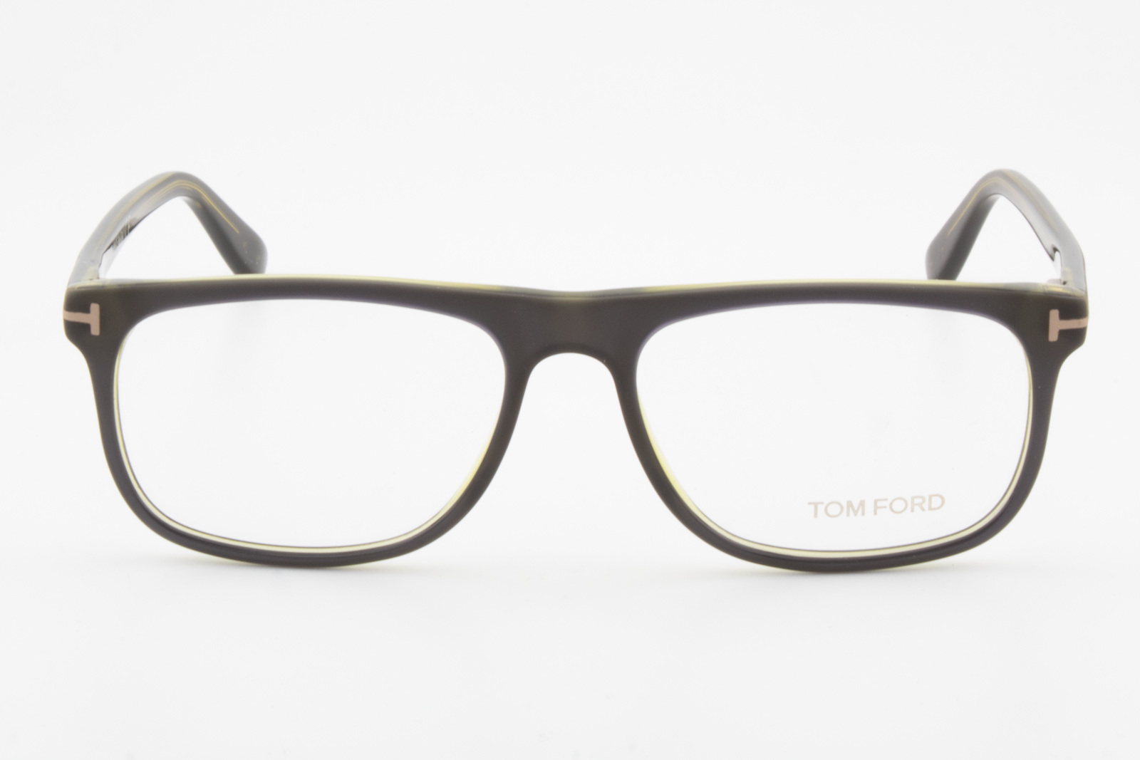 Tom Ford TF5303  Unisex Rectangular Glasses Frame Dark Green 55mm