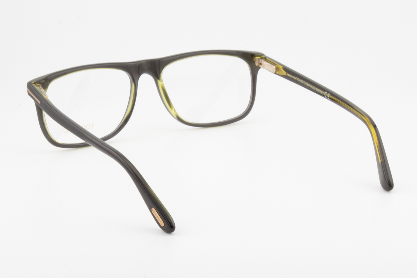 Tom Ford TF5303  Unisex Rectangular Glasses Frame Dark Green 55mm