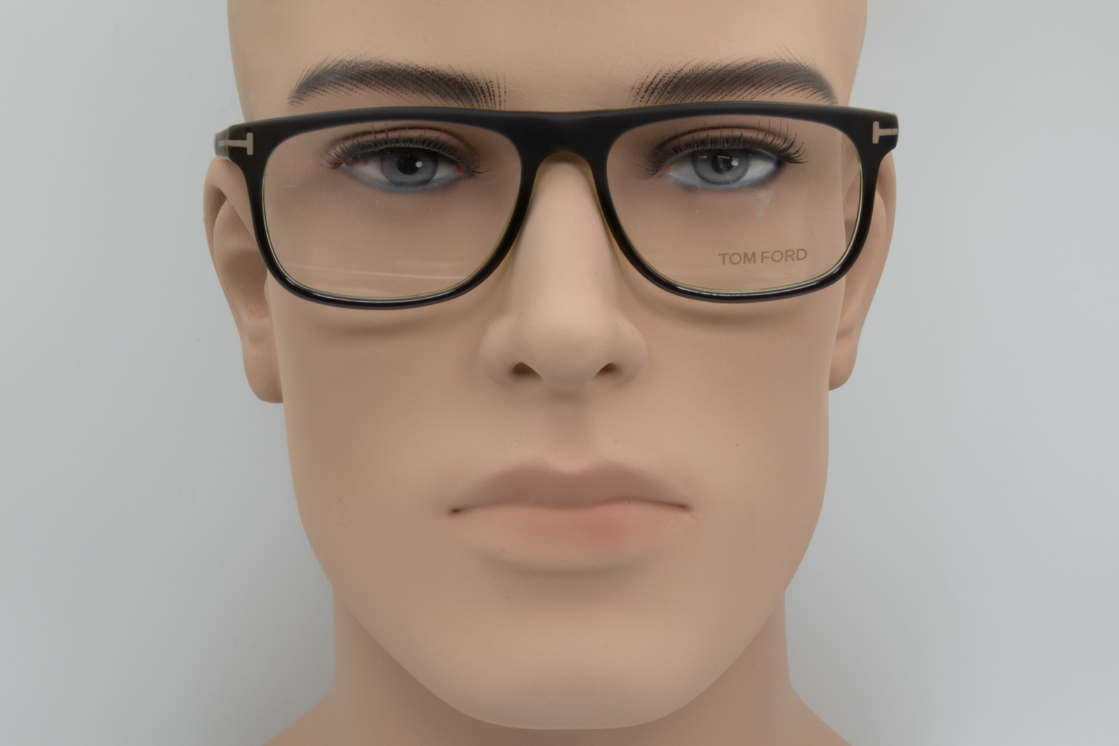 Tom Ford TF5303  Unisex Rectangular Glasses Frame Dark Green 55mm