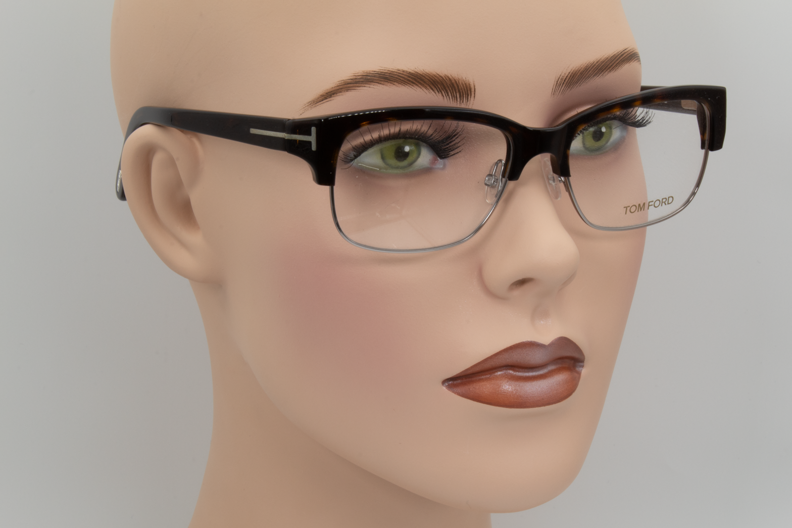 Tom Ford TF5307  Unisex Rectangular Glasses Frame Blonde Havana 52mm