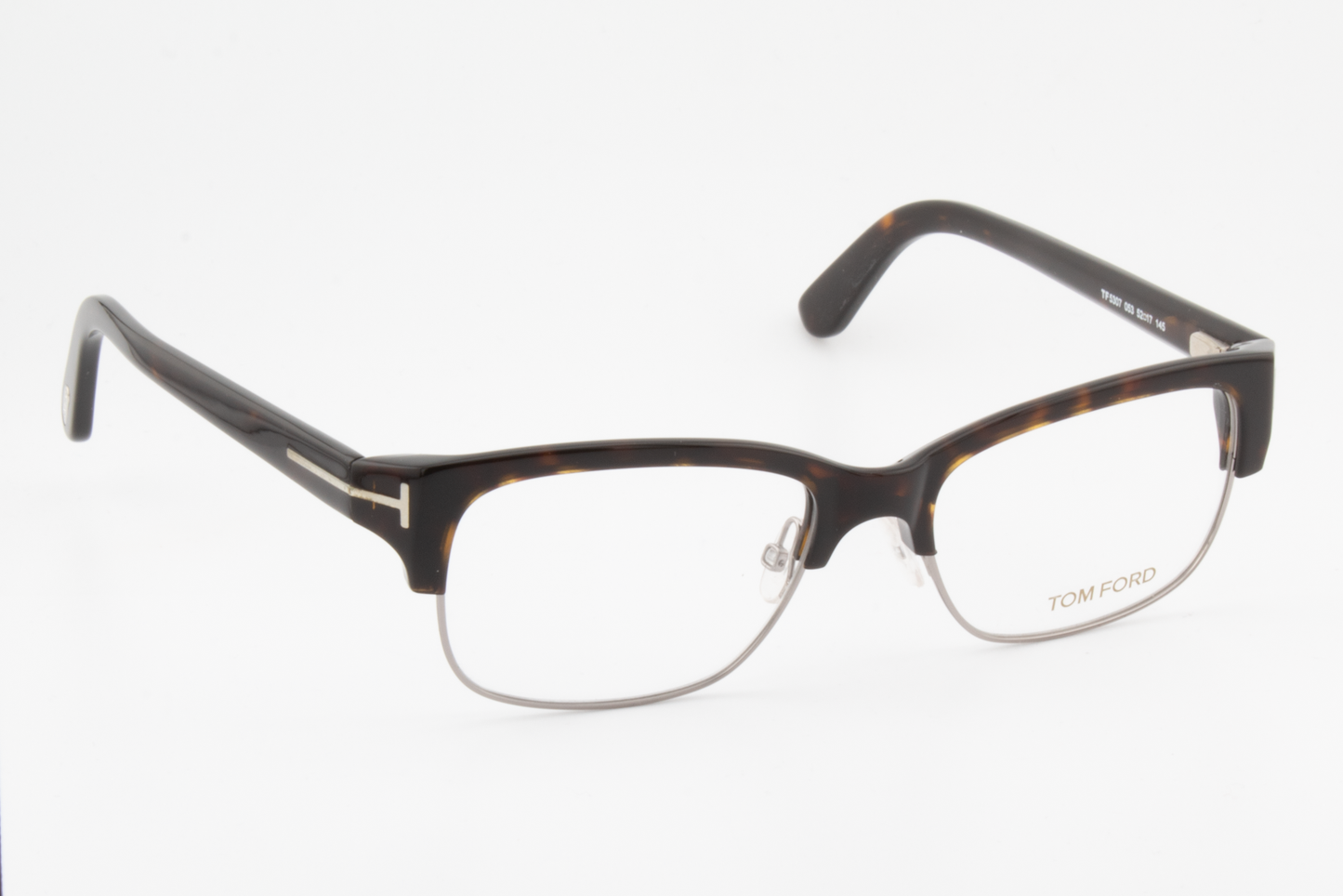 Tom Ford TF5307  Unisex Rectangular Glasses Frame Blonde Havana 52mm